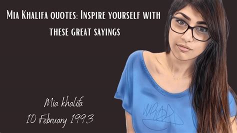 mia khalifa zitat|Quotes of Life by Mia Khalifa : Everyone Deserve a Second